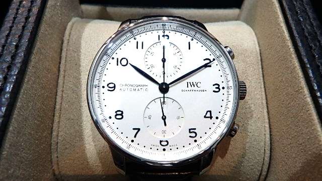 【大阪難波】IWC ポルトギーゼ・クロノグラフ IW371605を買取致しました。