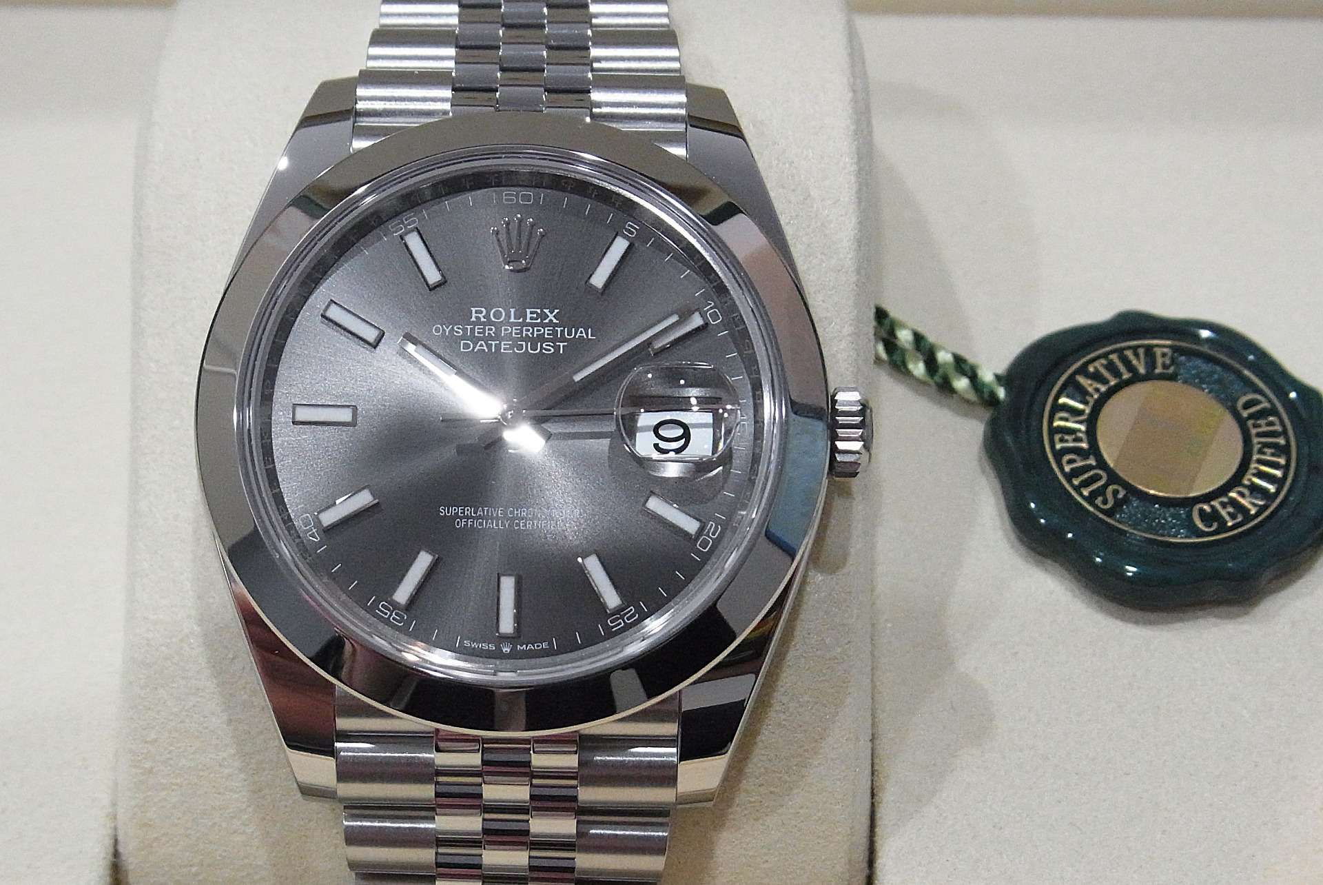 ロレックス デイトジャスト126300スレート文字盤 買取価格 ￥1,430,000‐