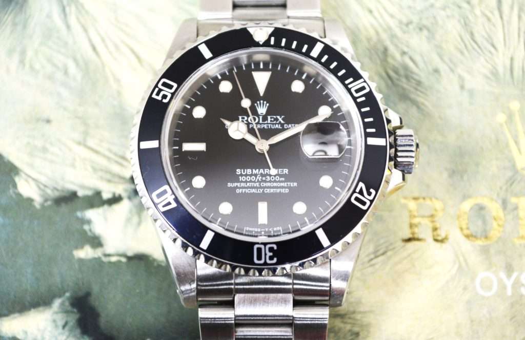 【大阪難波】ロレックス サブマリーナデイト 16610 U番を買取致しました。